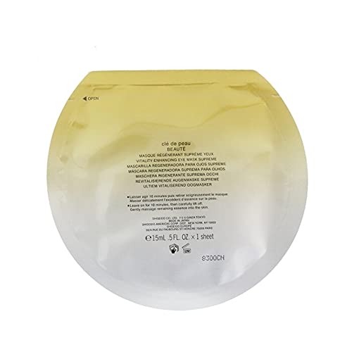 CLE DE PEAU, Vitality-Enhancing Eye Mask Supreme, 15 mlx6 Sheets.