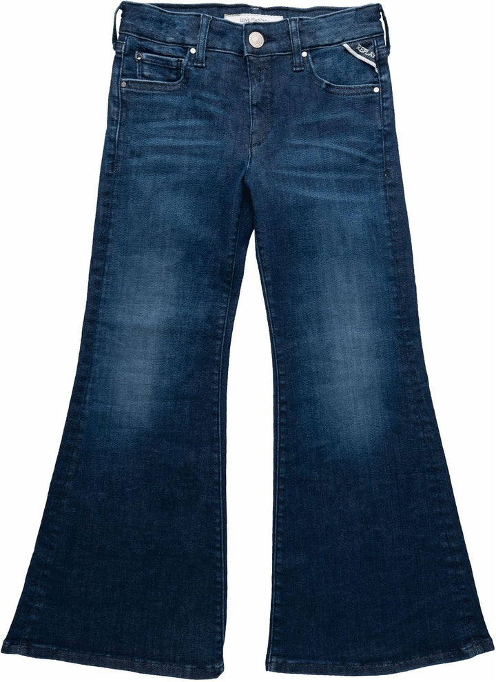 Replay Mädchen Jeans Avry Bootcut-Fit, Medium Blue 009