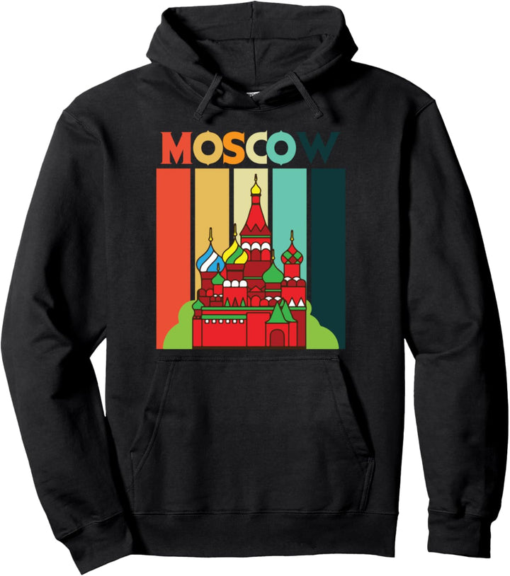 Moscow City Basilius Kirche in Russland Pullover Hoodie