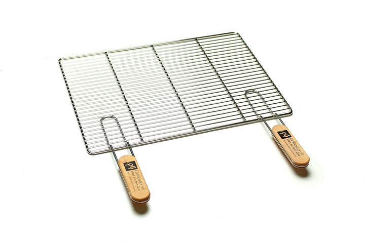 Edelstahl Rost Grillrost - rechteckig und rund - Grill Rost Grössenauswahl (60 x 40 cm mit Griffen),