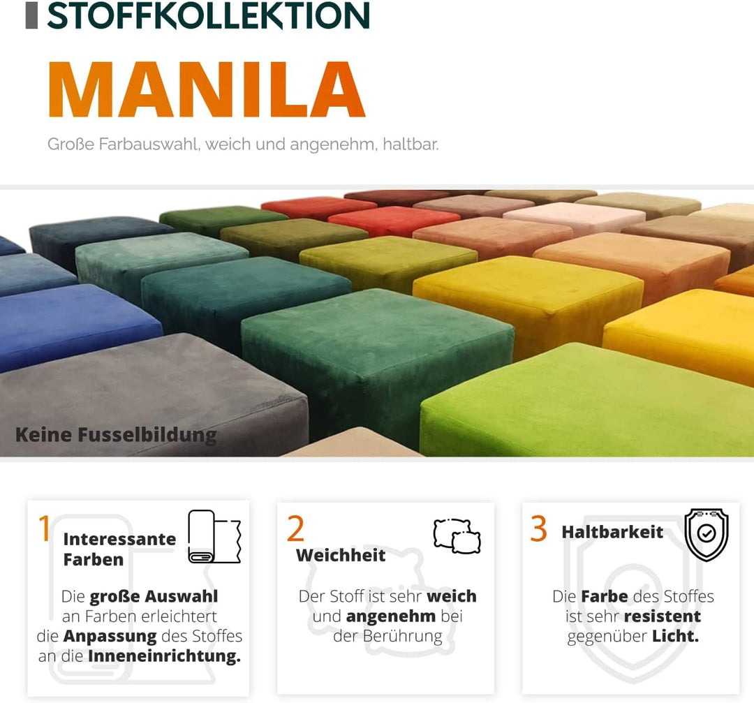 Mirjan24 Garderoben-Set Monati VI, Schuhschrank + Kleiderhakenbrett und Gepolstertes Paneel/Wandpane