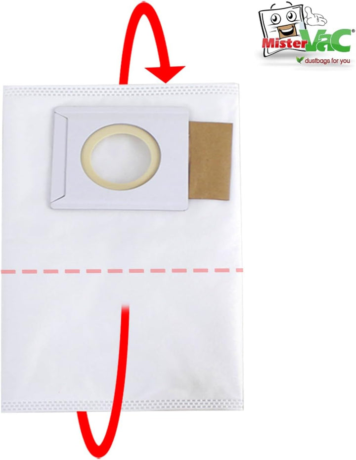 MisterVac Staubsaugerbeutel 10 Stück kompatibel mit Makita DVC261