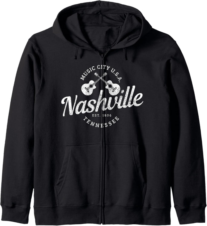 Nashville Tennessee USA Country Musik Music City Souvenir Kapuzenjacke