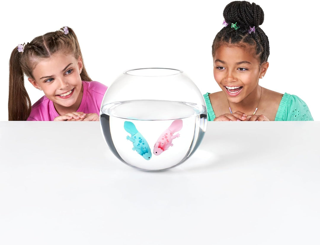 Pets Alive Swimming Axolotls von ZURU (2 Pack), schwimmender Roboter-Axolotl, elektronisches Haustie