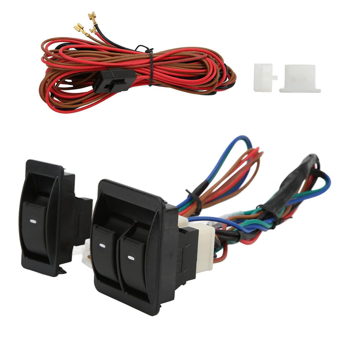 Universeller Auto-Fensterheber-Schalter, 5 Stück Universal-Auto-Fensterheber-Schalter-Regler-Kit Aut