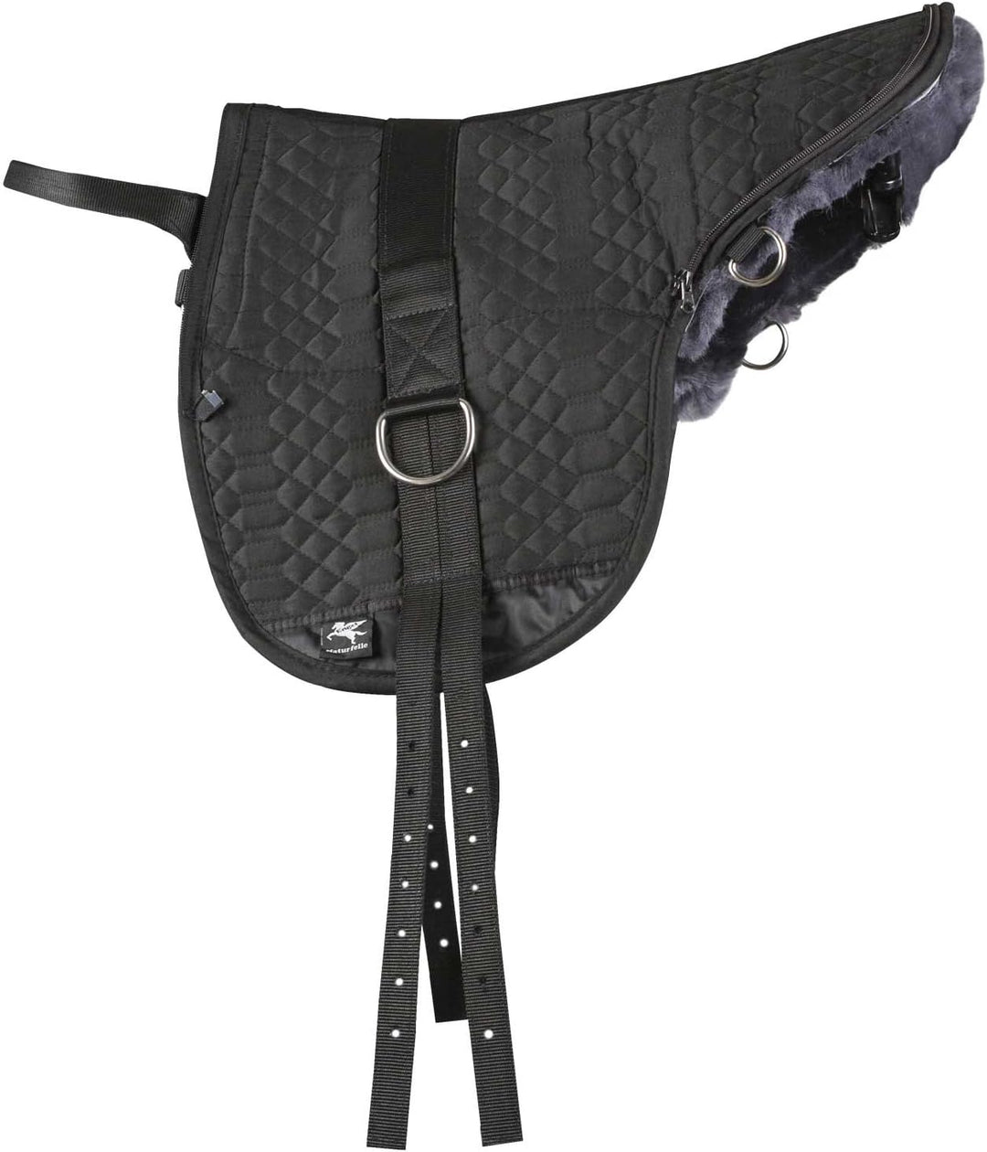 Engel Reitsport Lammfell Fellsattel R1 Pony Lammfell anthrazit