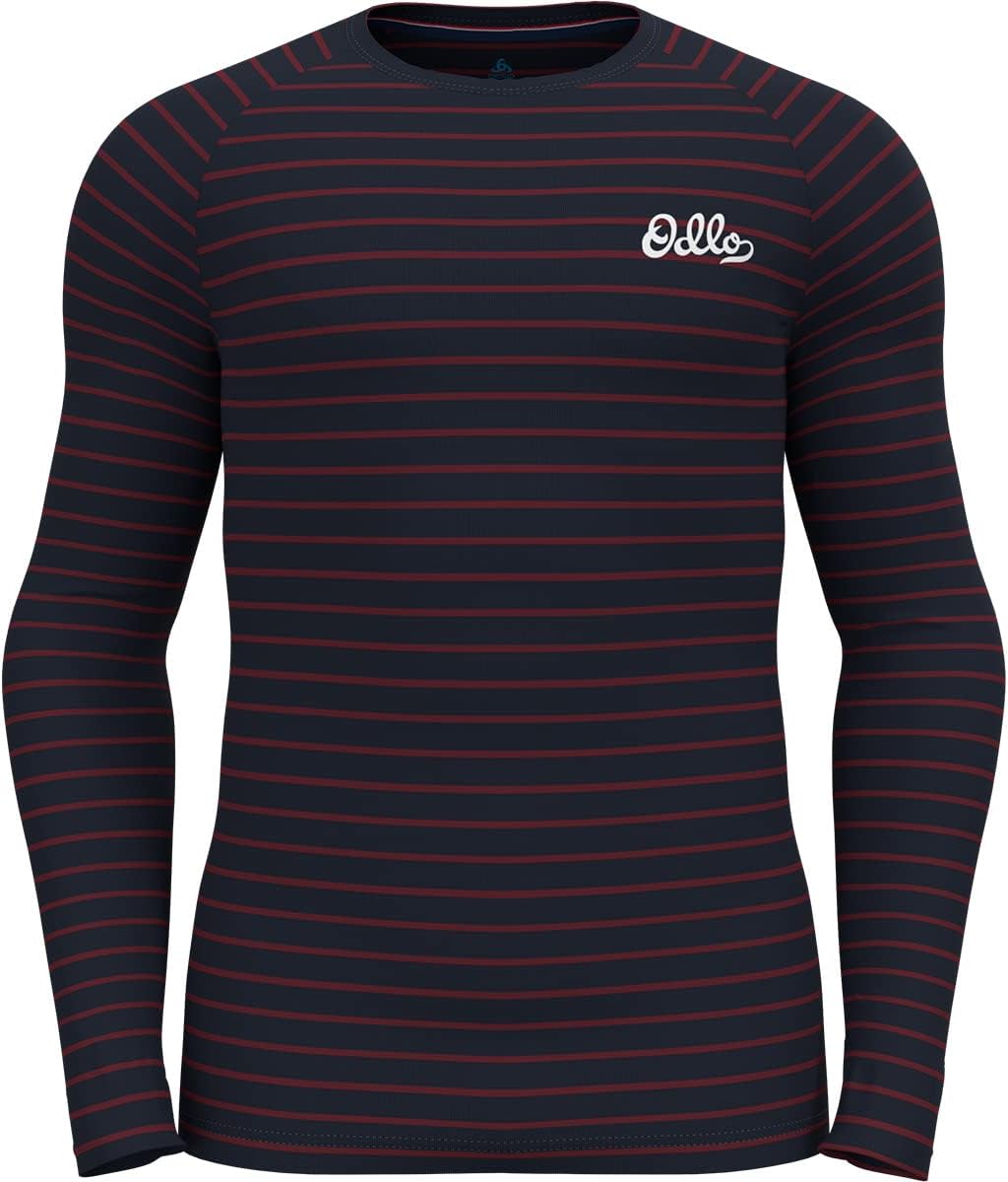 Odlo Herren Active Warm Originals Eco_159272 Funktionsunterwäsche Langarm Shirt XXL Dark Sapphire -