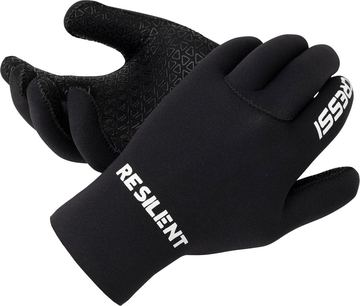 Cressi Black Neoprene Gloves Resilient 3mm - Tauchhandschuh aus Weichem 3 mm Neopren, Hohe Elastizit