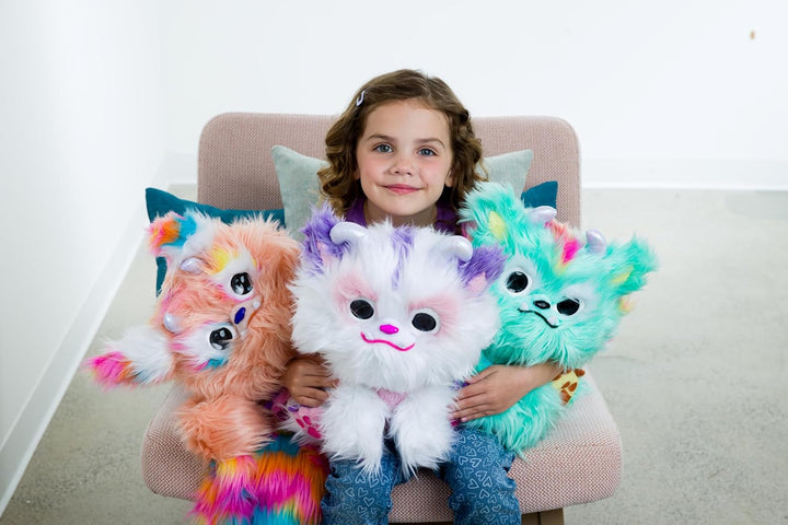 Cleo | Kuscheltier Plüsch-Schakalope| Interaktives Spielzeug für Kinder mit Mehr als 80 Realistische