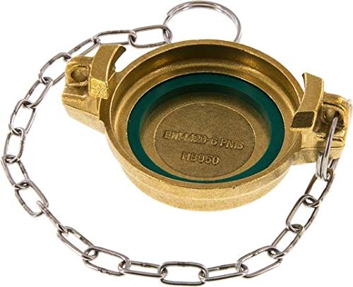 Tankwagenkupplung Verschlussdeckel, Messing für VK 50 MS Werkstoff:Messing