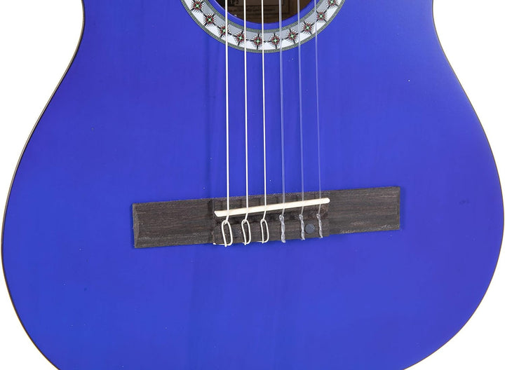 GEWA Konzertgitarre BASIC 1/2 transparent blau - PS510125 - ***NEU***, 1/2 transparent blau