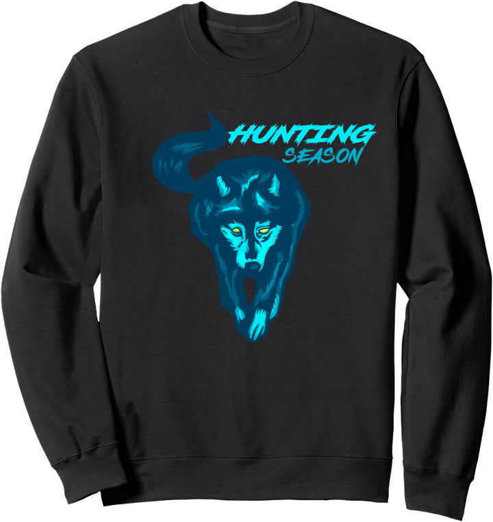 Wolf Jagd Geschenk Wölfe Sweatshirt