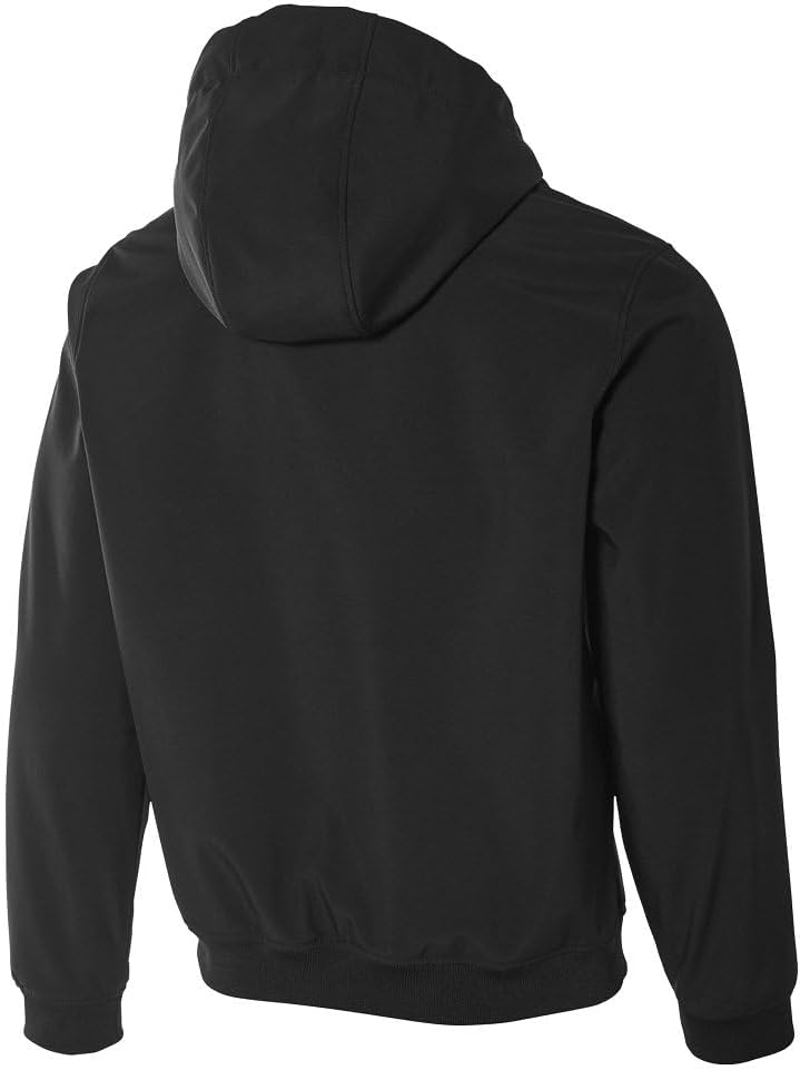Hamburger SV HSV Jacke Finley Softshelljacke Schwarz mit Kapuze + FanEmotion Flaschenöffner L Schwar