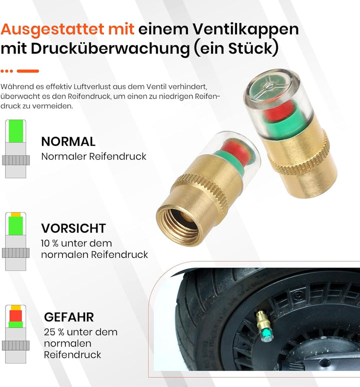 70/60-7.5 Selbstreparierende Tubeless Offroad Reifen für Segway Ninebot G3/ZT3/ZT3 Pro Roller