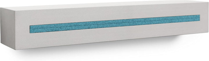 Schlüsselbrett mit Ablage aus Beton light edition 33x6x5 cm, Schlüsselboard Wand, Schlüsselaufbewahr