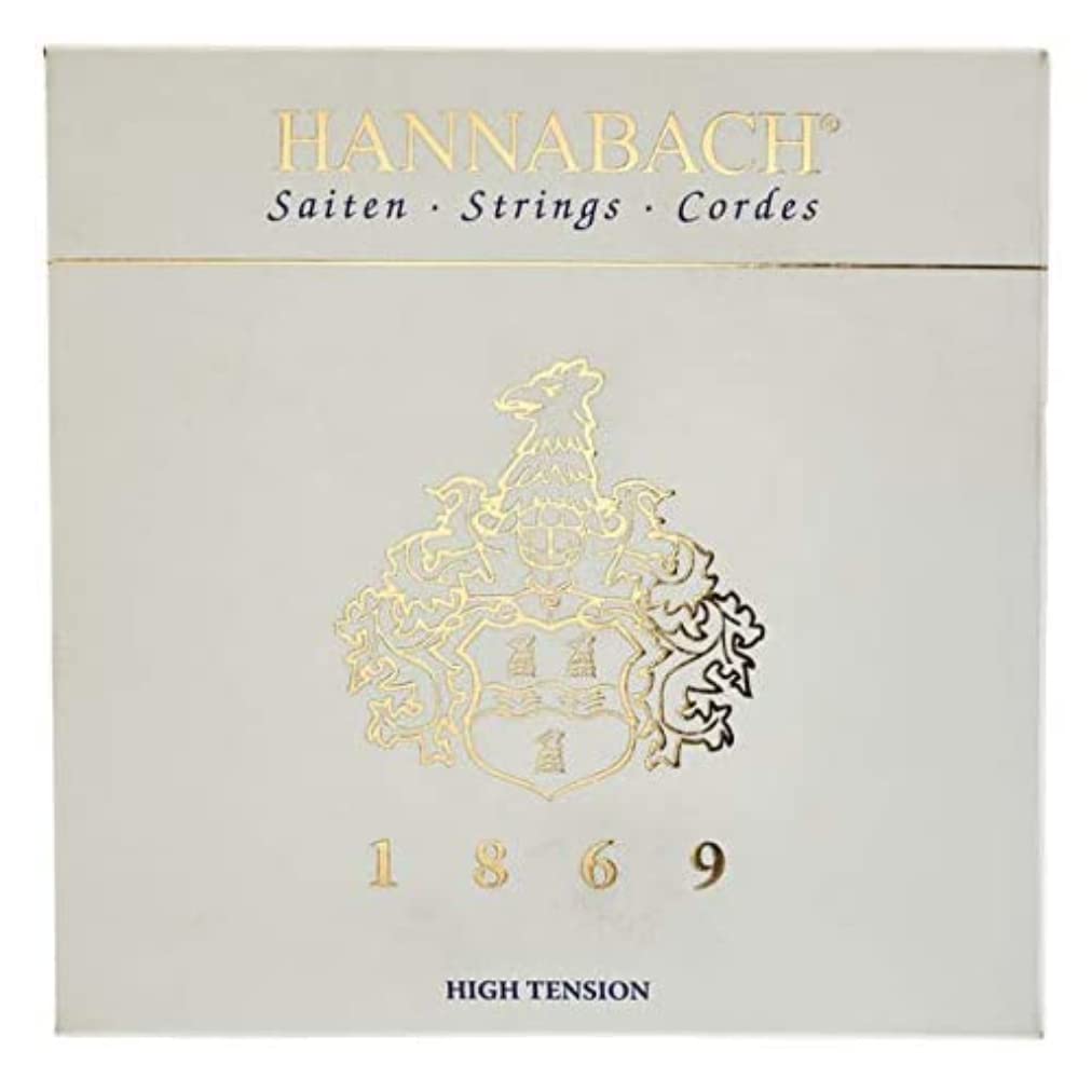Hannabach Klassikgitarre-Saite Satz Serie 1869 Carbon/Gold HT - 1869HT, 652797, Satz