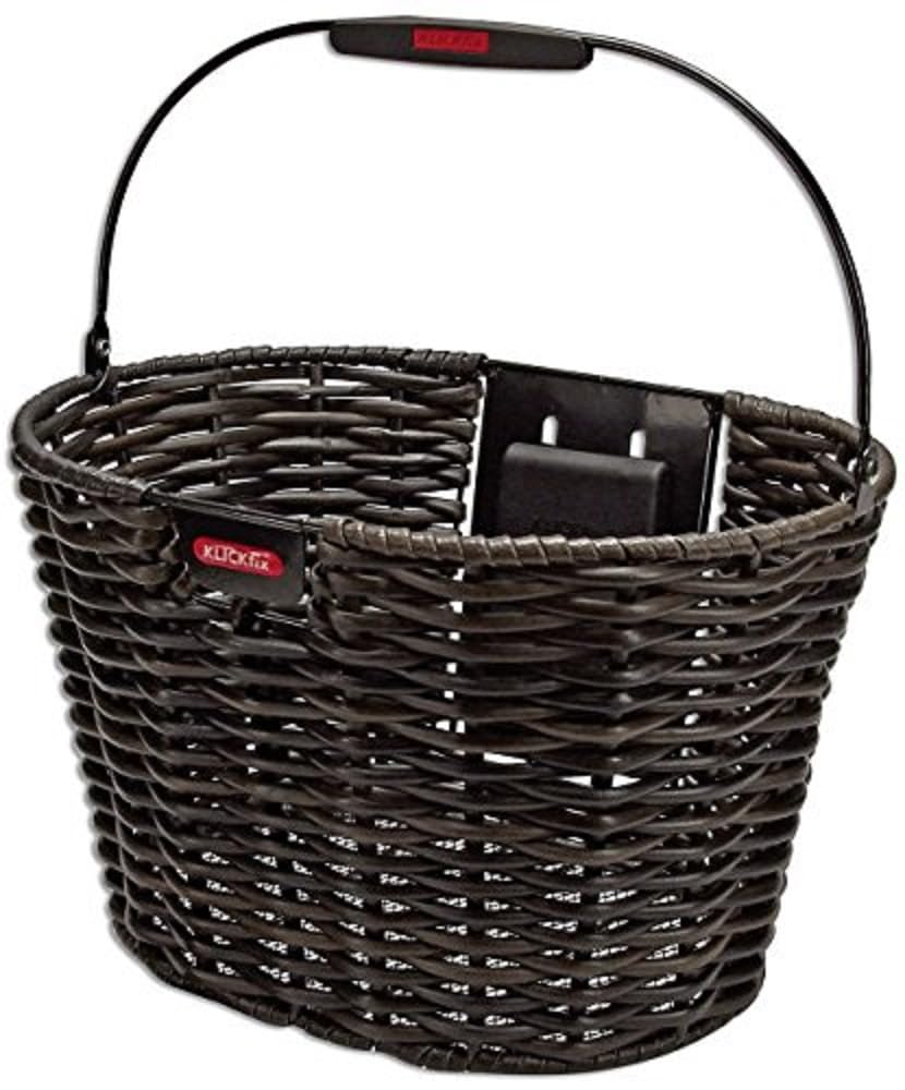 KLICKfix Farradtasche Structura Oval mit KLICKfix adapter Dunkelbraun, Dunkelbraun