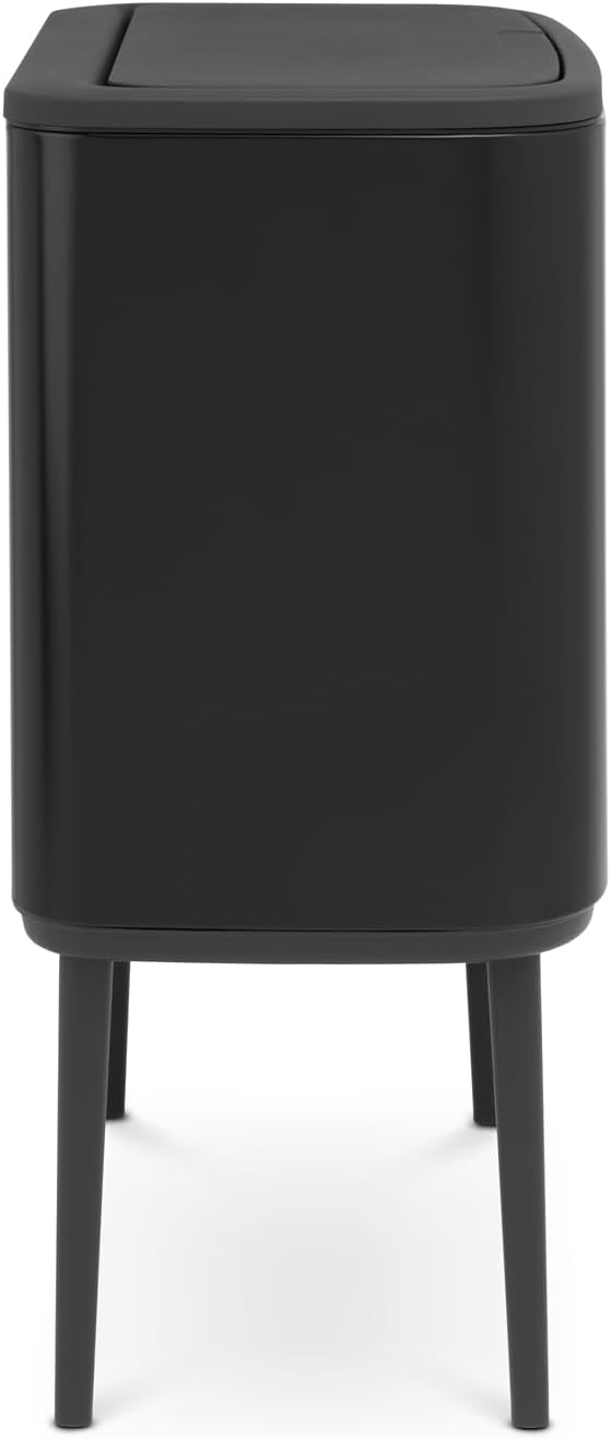 Brabantia 315824 Bo Touch Bin, 36 L Abfalleimer, Edelstahl, Schwarz, 54 x 31.5 x 68 cm Schwarz 36 Li