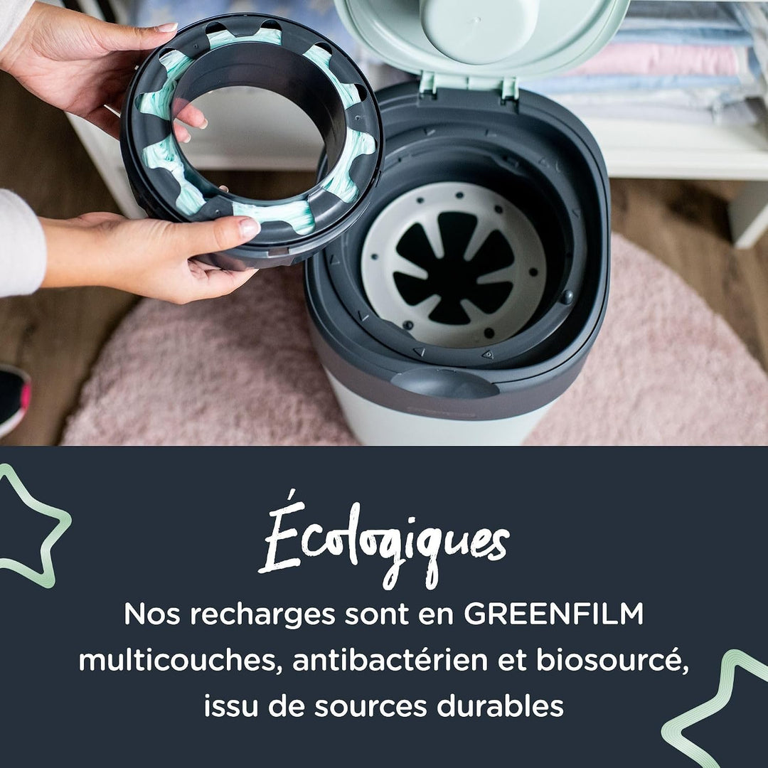 Tommee Tippee Nachfüllkassetten für Twist &amp; Click Advanced Windelentsorgungssystem mit Nachhaltig Be