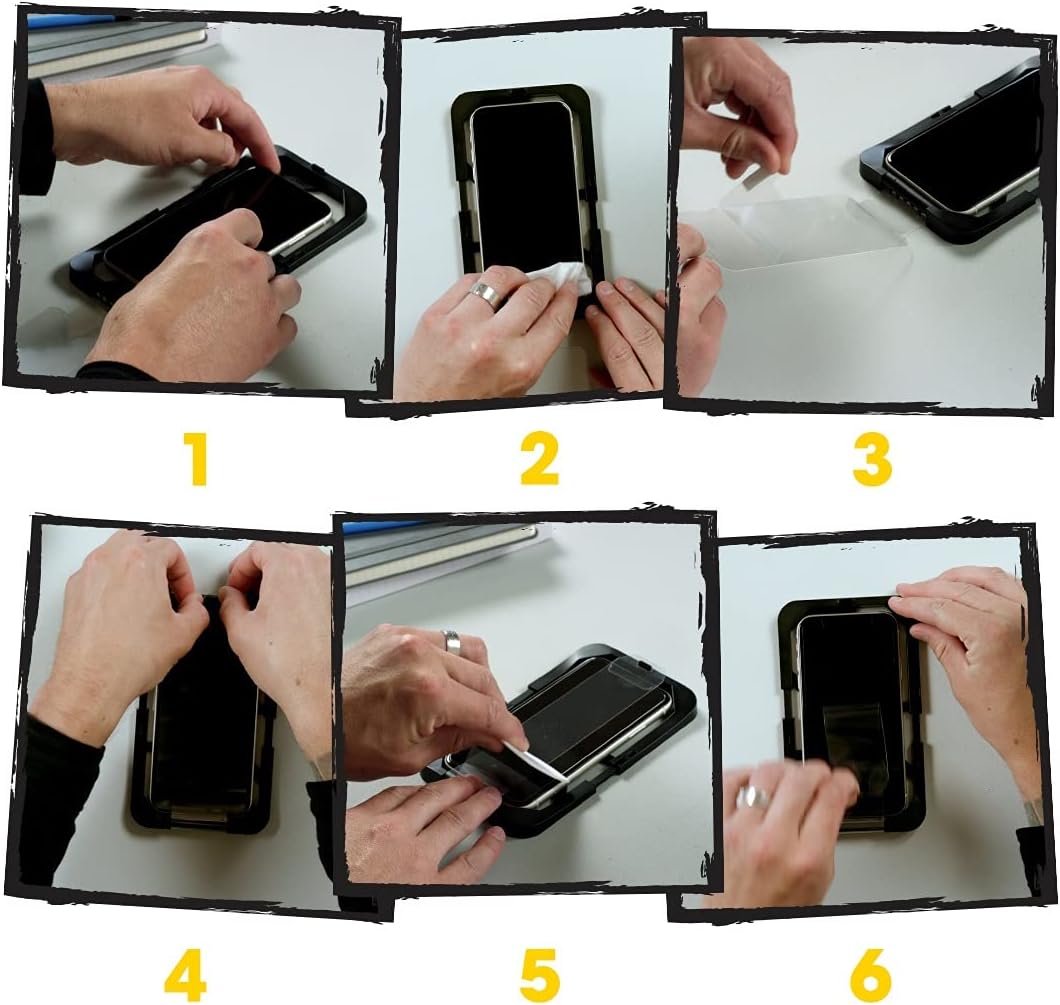 OtterBox Alpha Glass Displayschutz für iPhone 12 / iPhone 12 Pro, gehärtetes Glas, x2 Kratzschutz, K