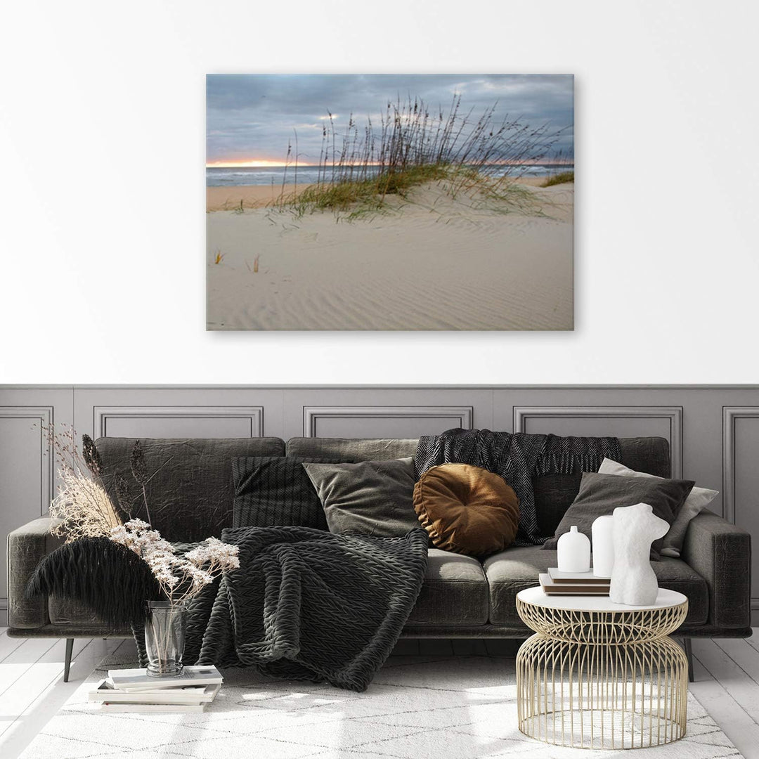 Feeby Bilder Strand Ostsee Nordsee 80x60 cm 1 Teilig Wohnzimmer Schlafzimmer Büro Flur Küche Wandbil