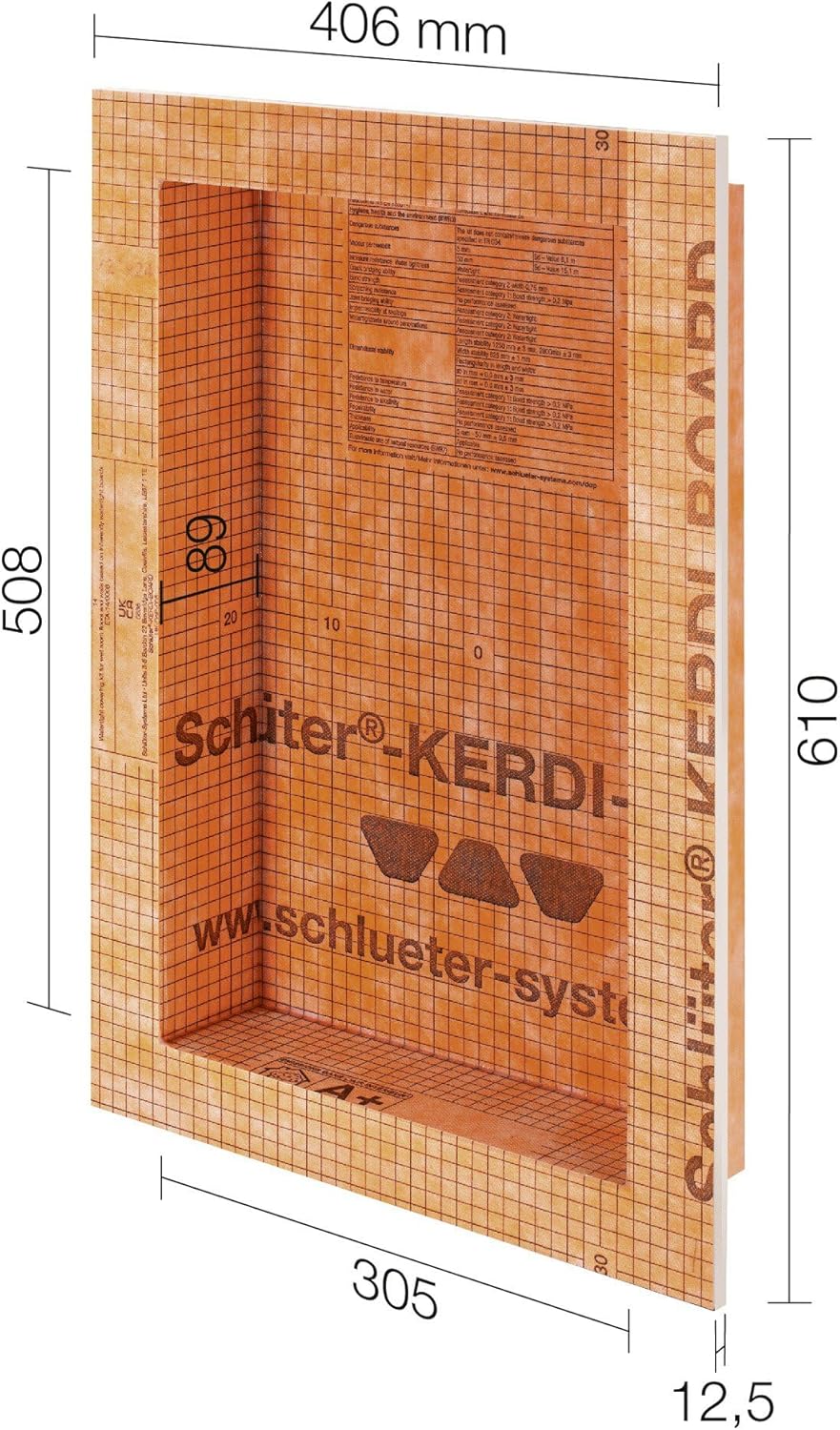 Schluter Duschnische Kerdi - 4 Grössen wählbar