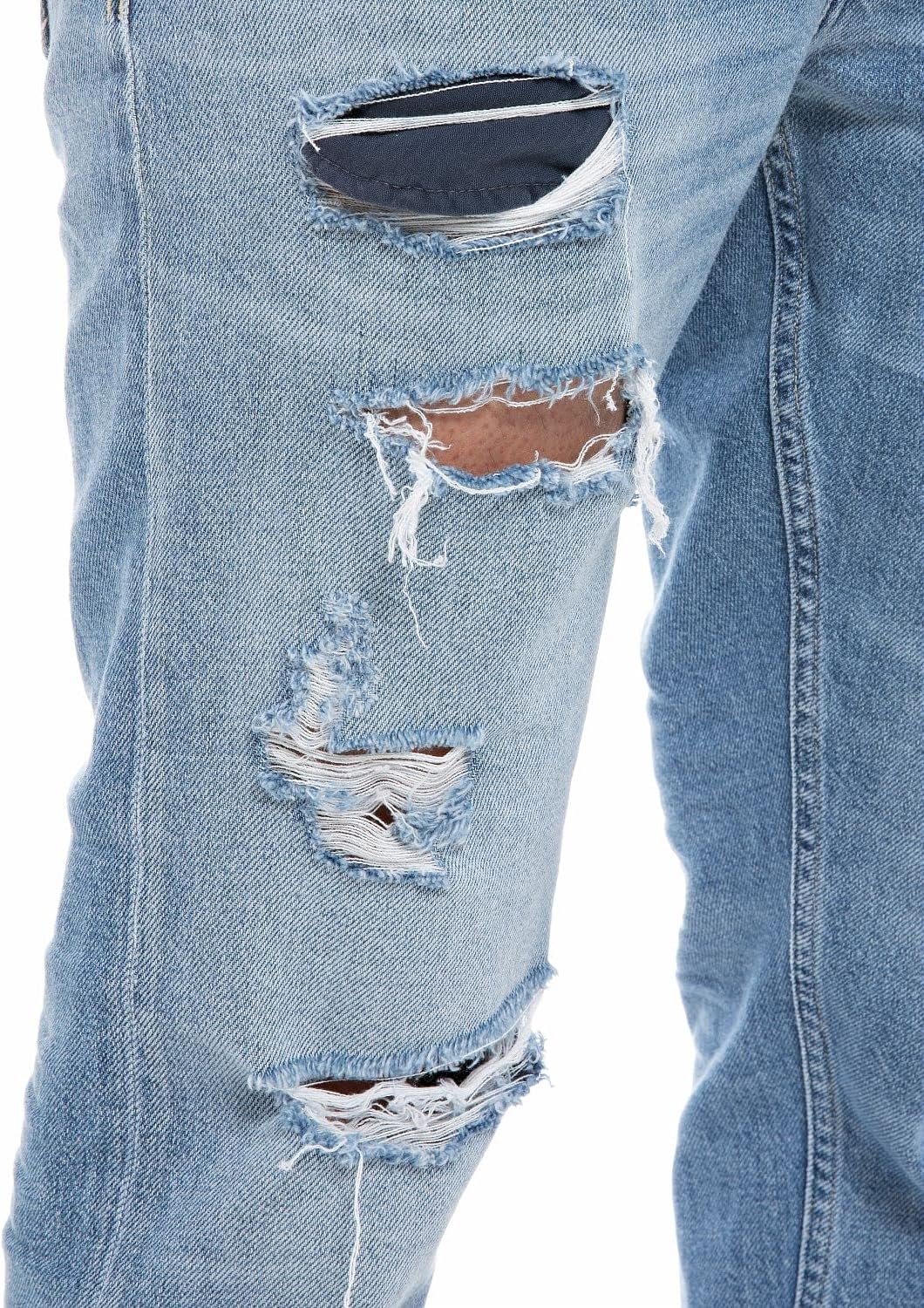 Replay Herren Jeans Mickym Slim-Fit 27W / 30L Light Blue 010-1, 27W / 30L Light Blue 010-1
