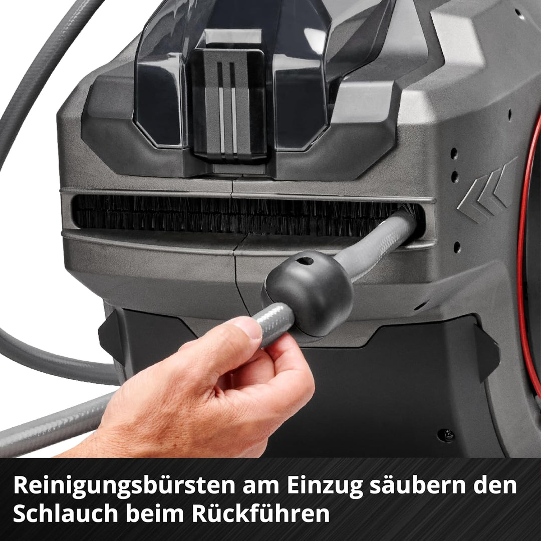 Einhell Akku-Schlauchtrommel GE-HR 18/30-1 Li-Solo Power X-Change (18 V, automatische Schlauchaufwic