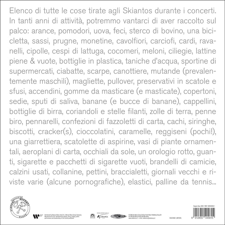 Doppia Dose, Vinyl