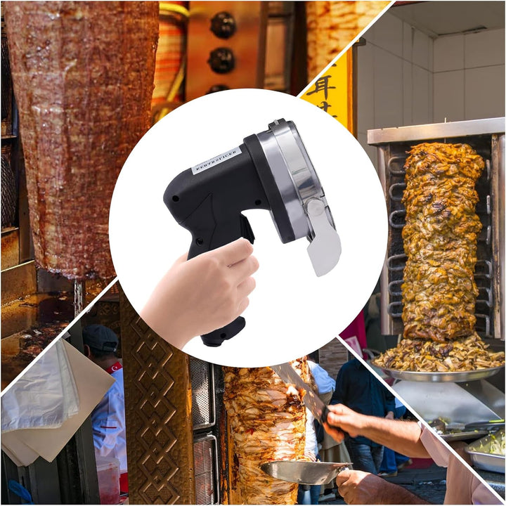 Electric Doner Kebab Knife Cutter Metal Stainless Dönermesser Elektrisch Gyrosmesser Dönerschneider