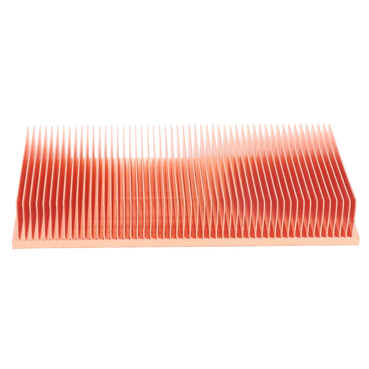 KupferküHlköRper 100X50X15Mm Skiving Fin KüHlköRper KüHler für Elektronischen RAM Chip LED VGA KüHle