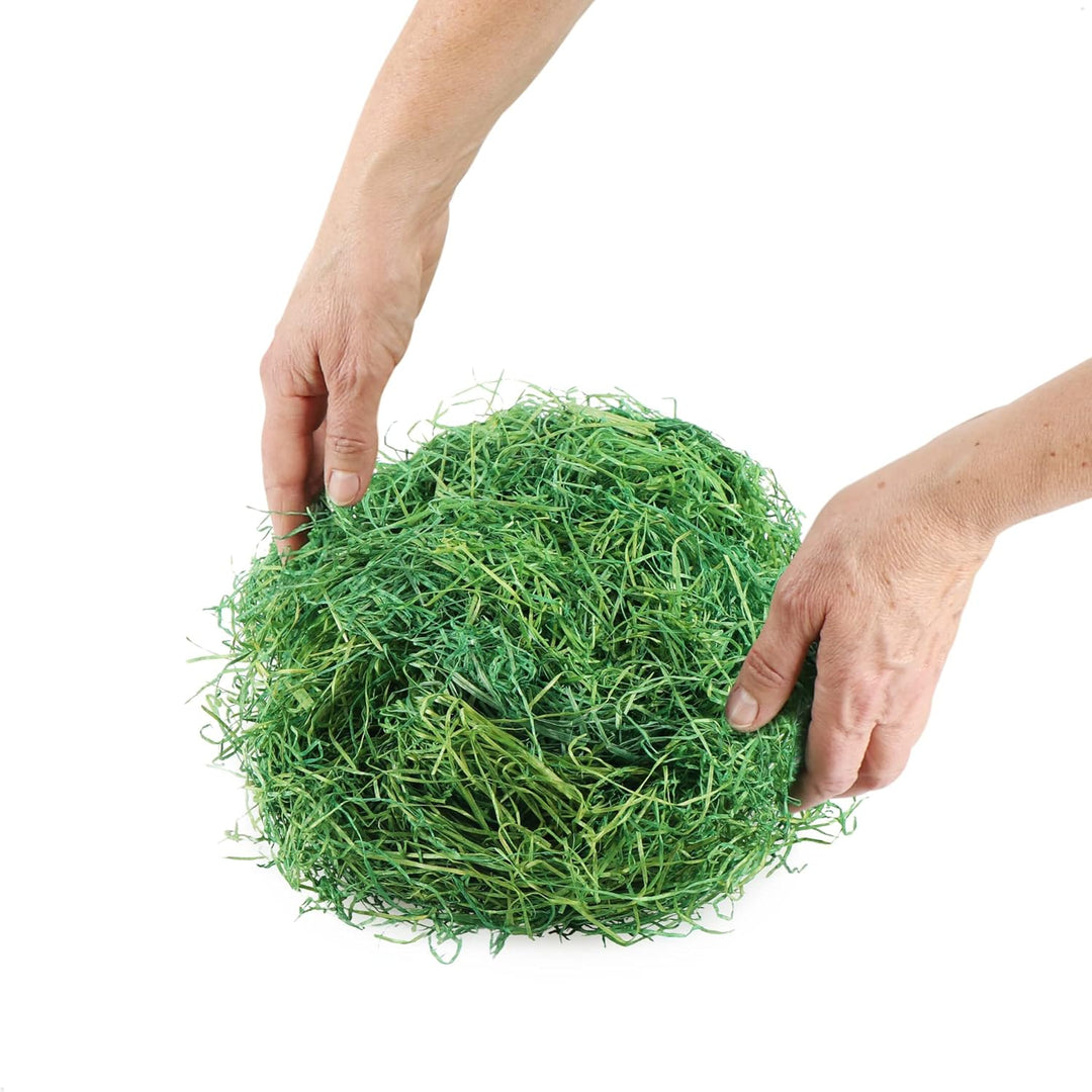 com-four® 4X Bunte Bastkörbe und Eierfarben als Dekoration zu Ostern - Osternest in tollen Farben -