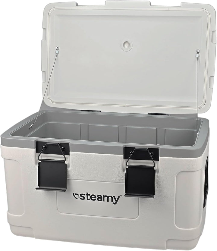 Steamy Marine 35 Kühlbox, 35 Liter, Weiss