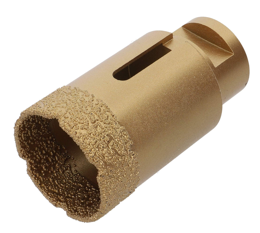 PRODIAMANT Profi Fliesenbohrer Fliese 40 mm x M14 Diamantbohrer Winkelschleifer für trockenbohren in