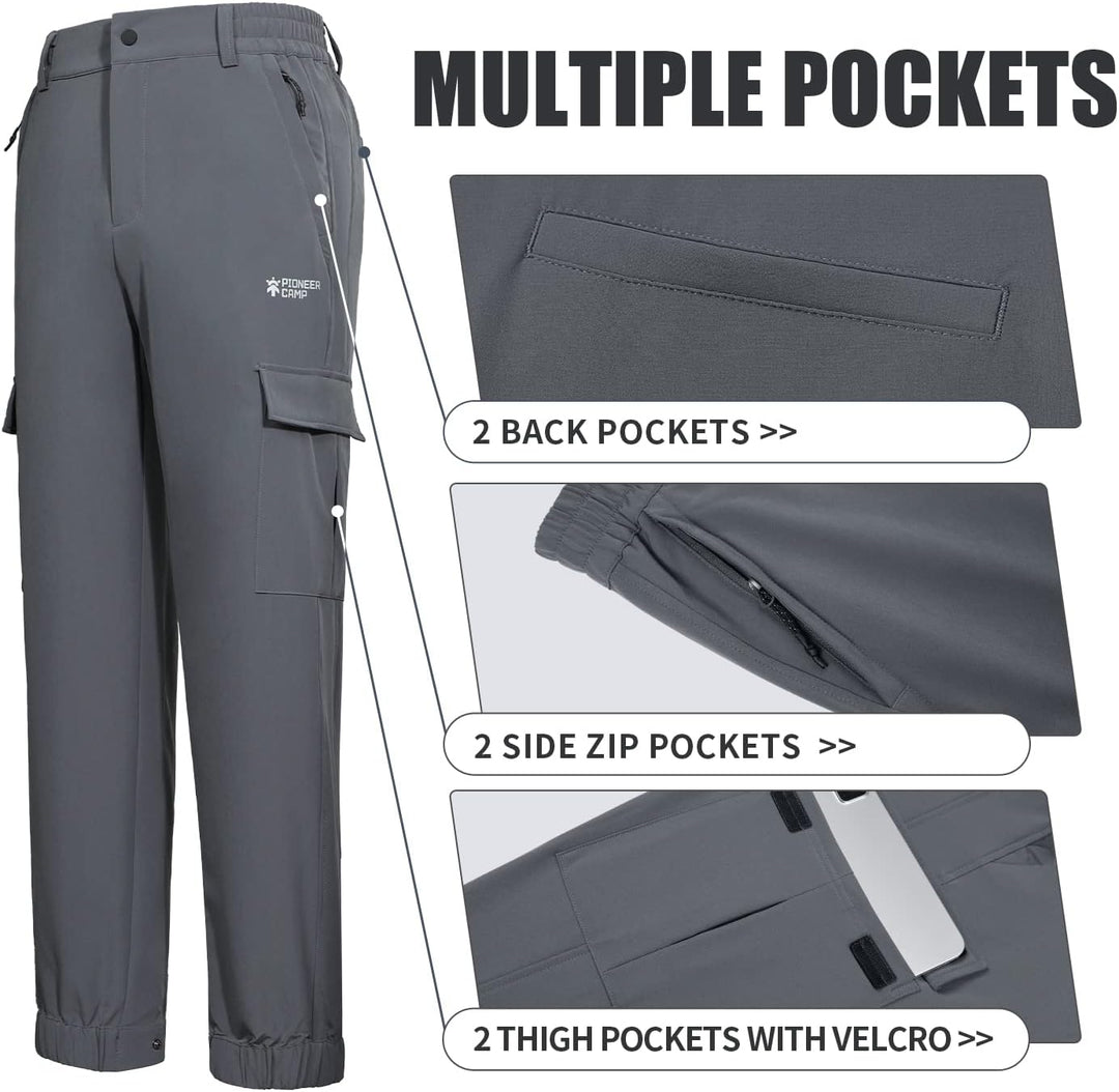 Pioneer Camp Herren Wanderhose Wasserdicht Atmungsaktive Trekkinghose Outdoorhose Stretch Sommer Out