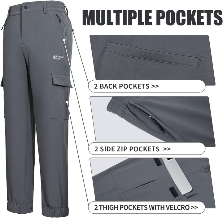 Pioneer Camp Herren Wanderhose Wasserdicht Atmungsaktive Trekkinghose Outdoorhose Stretch Sommer Out