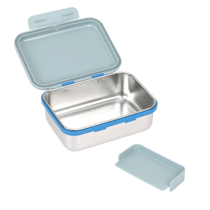 LÄSSIG Kinder Brotdose Edelstahl Lunchbox Frühstücksbox Nachhaltig Kindergarten Schule/Lunchbox Stai