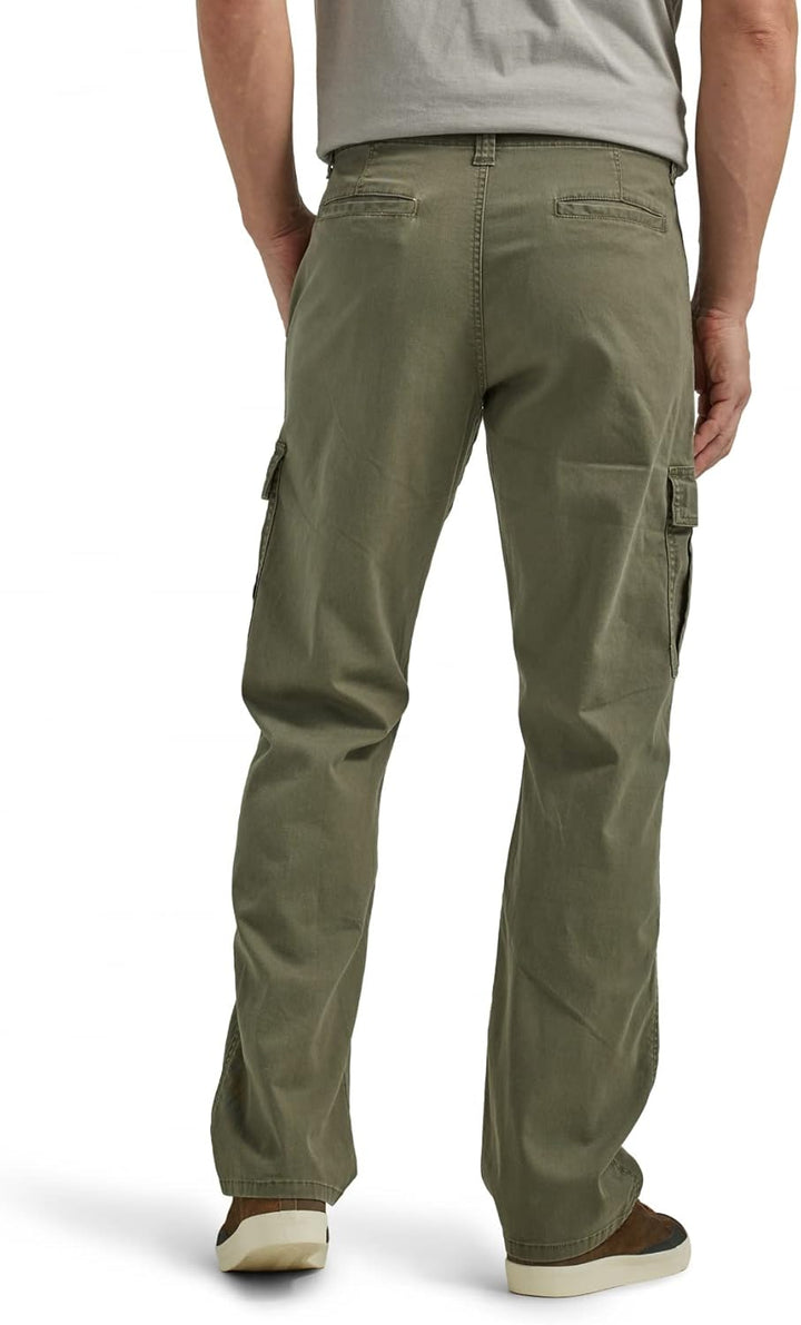 Wrangler Authentics Herren Cargohose mit Lockerer Passform Lässige Hose 29W / 30L Oliv/Blatt für Mic