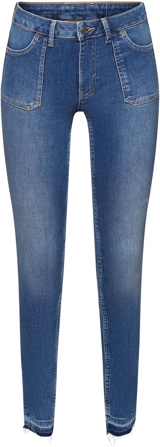 ESPRIT Damen 033ee1b309 Jeans 24W / 32L 902/Blue Medium Wash, 24W / 32L 902/Blue Medium Wash