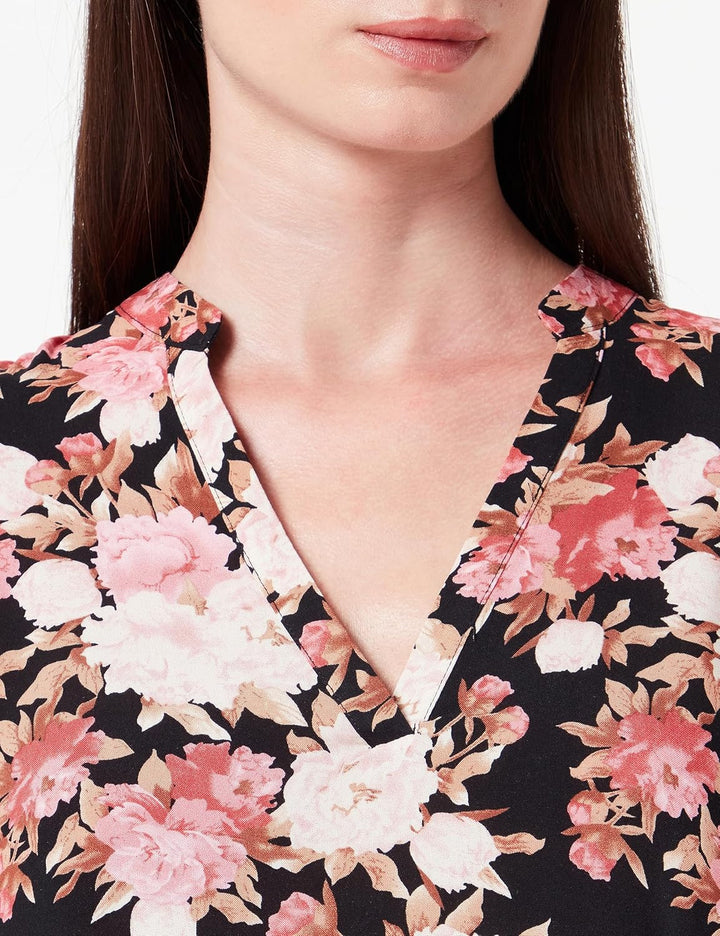ONLY Female Kleid Onlnova Kurzes Kleid XS Black/Aop:ay Peony Blossom, XS Black/Aop:ay Peony Blossom