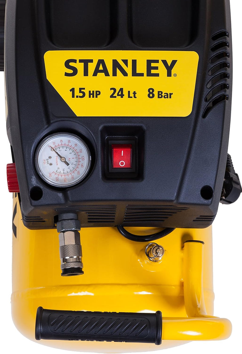 STANLEY Kompressor D200/8/24, max 8 bar, 24l Tank, 1.5PS, 180l/min, D200/8/24