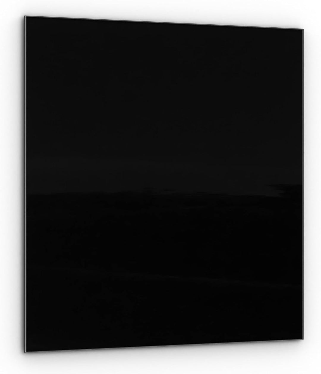 ALLboards Glasboard Magnetisch Schwarz 50x50cm, Rahmenlos, Glastafel, Magnettafel, Gehärtetes Glas,