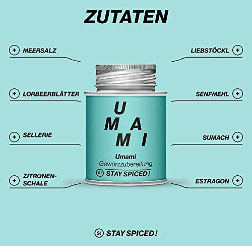 XXL Umami Gewürz von STAY SPICED ! I Authentisch - Köstlich - Einzigartig I Vorratspackung 870 ml in