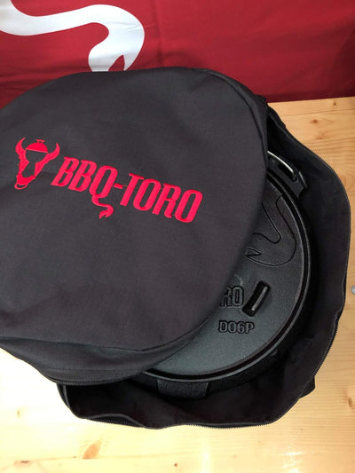 BBQ-Toro Dutch Oven Tragetasche für Gusseisen Topf | Aufbewahrungstasche | schwarz | Tasche für Dutc