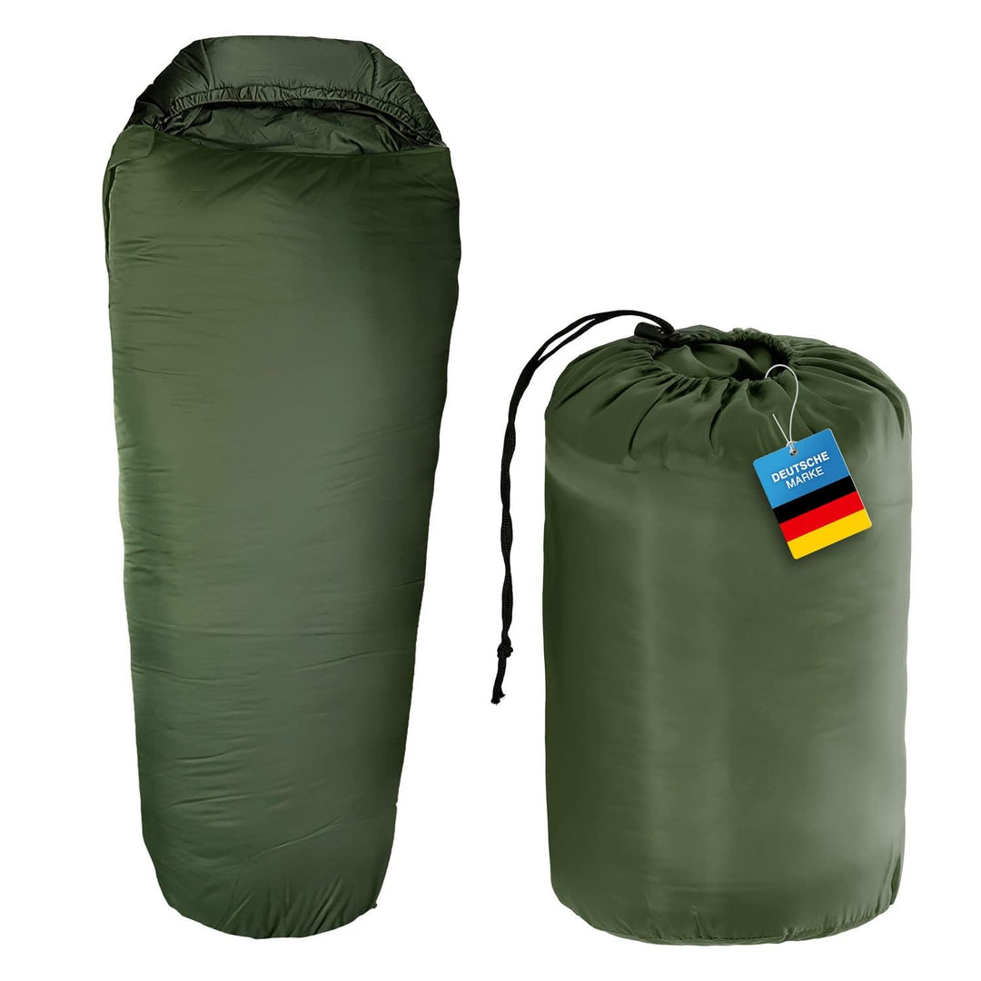 Mumien-Schlafsack Thermo 3-Jahreszeiten High-Tech Mikrofaser Schlafsack bis -13°C; Leicht, Kompakt,