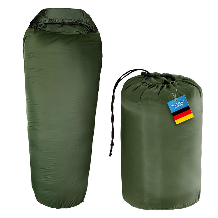 Mumien-Schlafsack Thermo 3-Jahreszeiten High-Tech Mikrofaser Schlafsack bis -13°C; Leicht, Kompakt,
