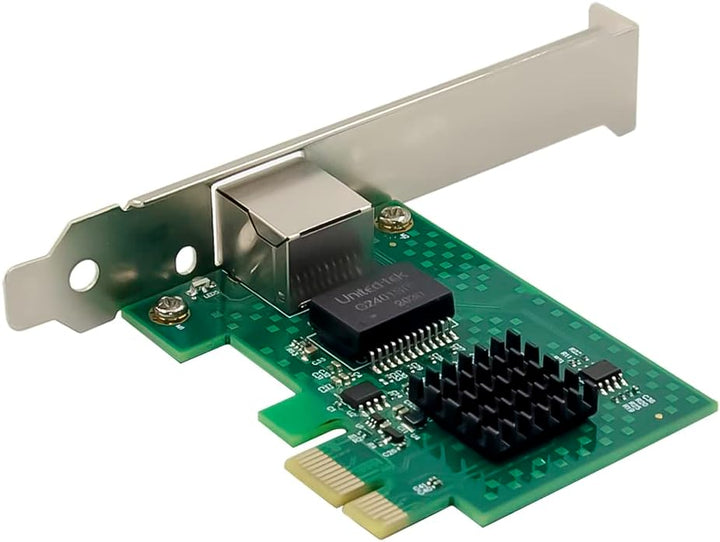 2,5 GBase-T PCIe 3.1 Netzwerkadapter mit Intel I225-V + 91 cm Cat8 Ethernet-Kabel 2500/1000/100 Mbps