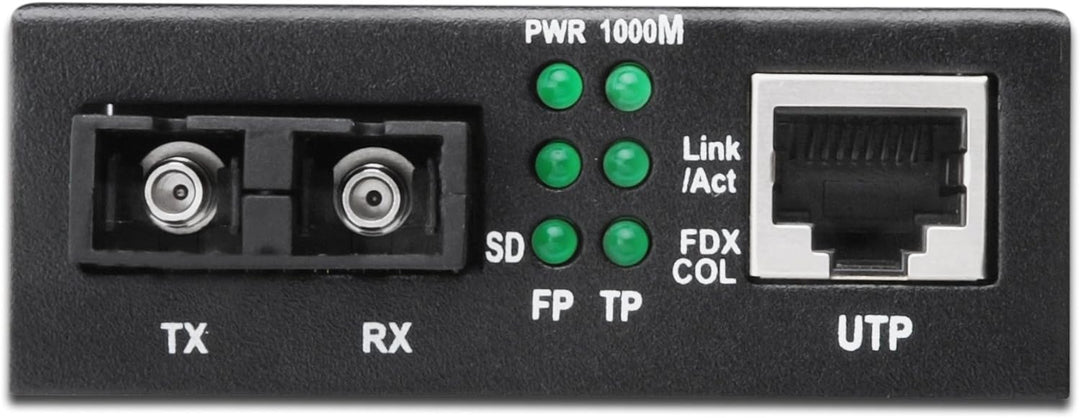 DIGITUS Medienkonverter - Multimode - Gbit Ethernet - RJ45 / SC - 850nm Wellenlänge - Bis 0.5km - Sc