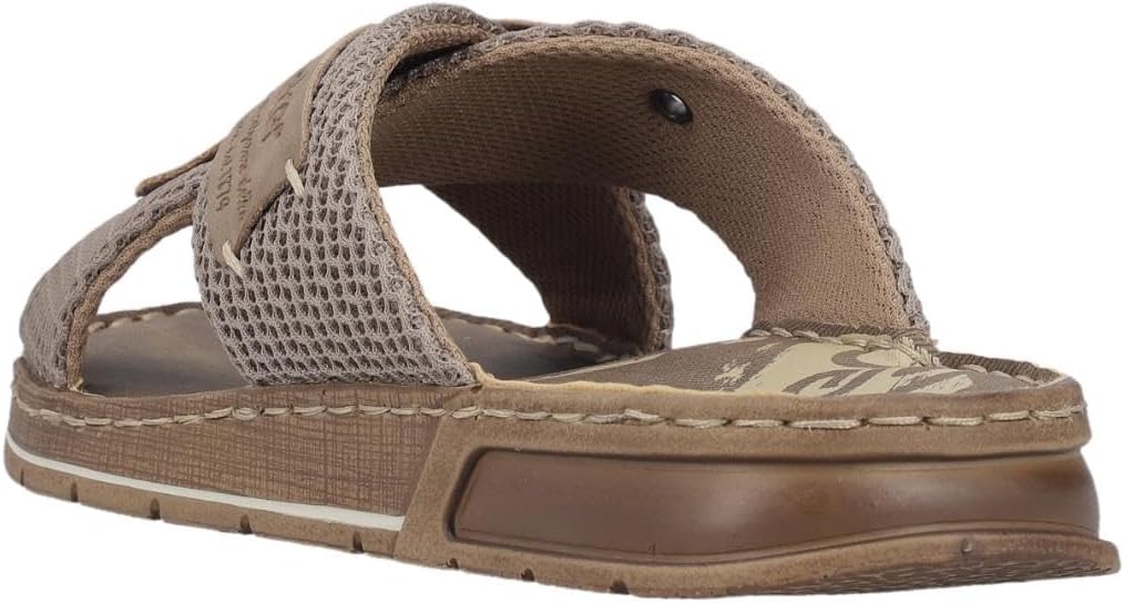 Rieker Herren 21239 Pantolette 41 EU Beige, 41 EU Beige