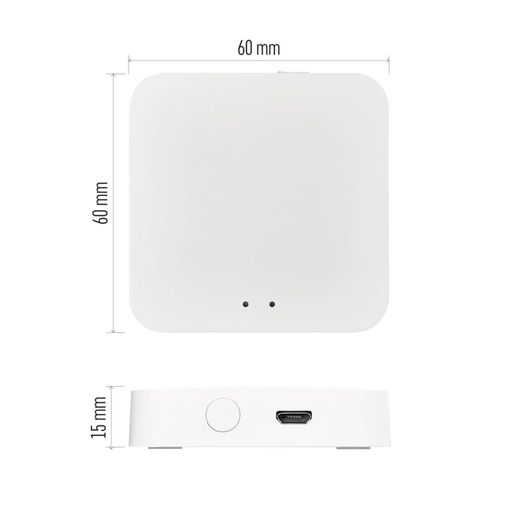 EMOS GoSmart ZigBee Gateway IP-1000Z, Smart Home Hub kompatibel mit Tuya, Smart Life, unterstützt Bl